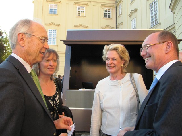 Werner Fasslabend im Gespräch mit Othmar Karas