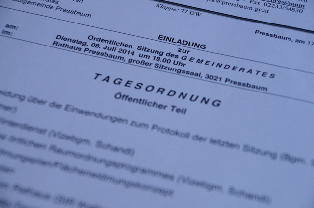 Ursprünglich sollten in der Gemeinderatssitzung vom 8. Juli unter anderem auch umstrittene Rückstellungen besprochen bzw. beschlossen werden.