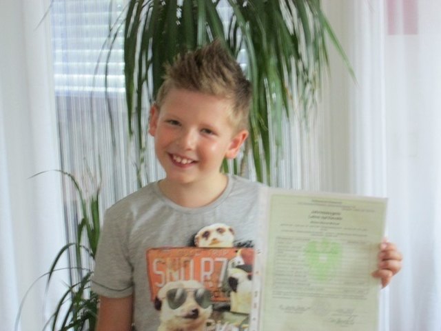Marcel Michael Micheu, 2. Klasse, VS-Globasnitz