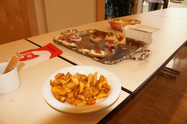 Auch für den sauren Hunger war genügend Verpflegung da.