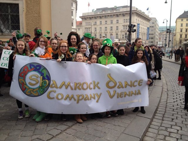 Wir feiern den St. Patrick´s Day.