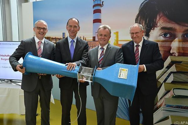 Georg Pehm, Peter Filzmaier, Hans Niessl und Franz Kast