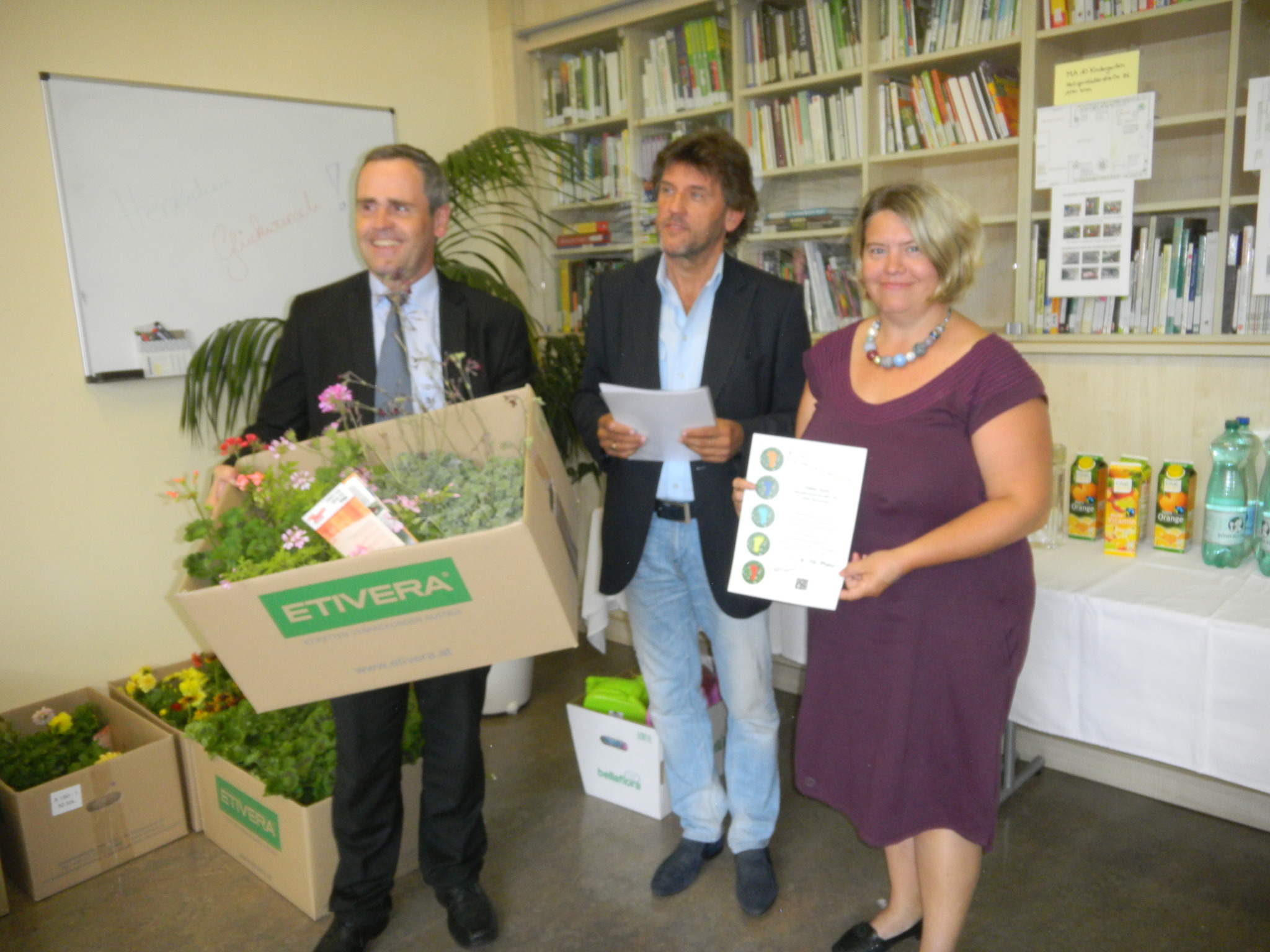 Naturnaher Garten in der Privaten Neuen Mittelschule Gleiß Amstetten