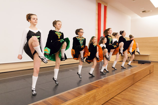 Unsere Tänzerinnen beim Euro Kids Day in St. Pölten.