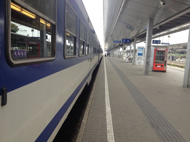 Am Meidlinger Bahnhof bleiben derzeit die Bahnsteige vier und fünf gesperrt.