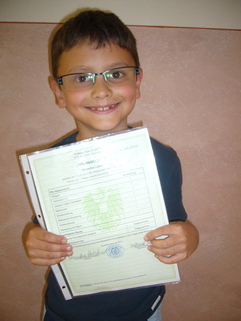 Wutscher Lukas, 8 Jahre, VS Granitztal, 2. Klasse