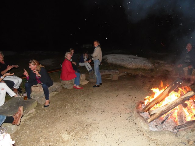 Lagerfeuer-Romantik im Golfresort Haugschlag! | Foto: Privat