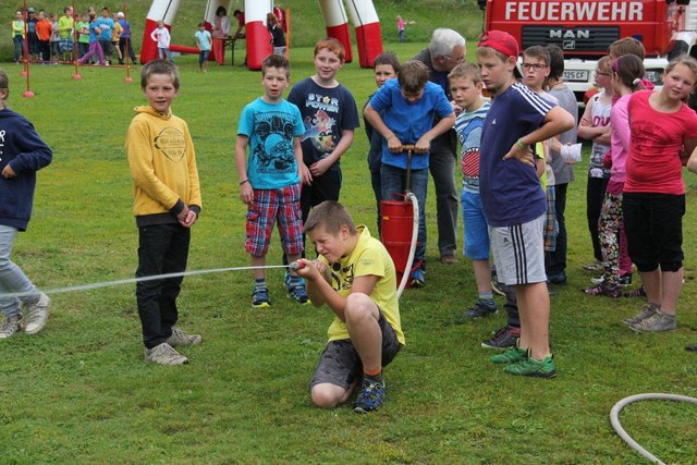 Bei verschiedenen Stationen konnten die Kinder ihr Können beweisen