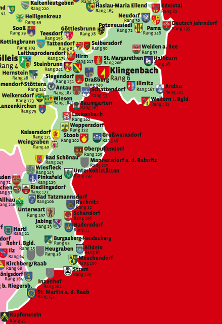 Burgenlands Gemeinden finden sich im Spitzenfeld des Bonitätsrankings 2014. | Foto: public