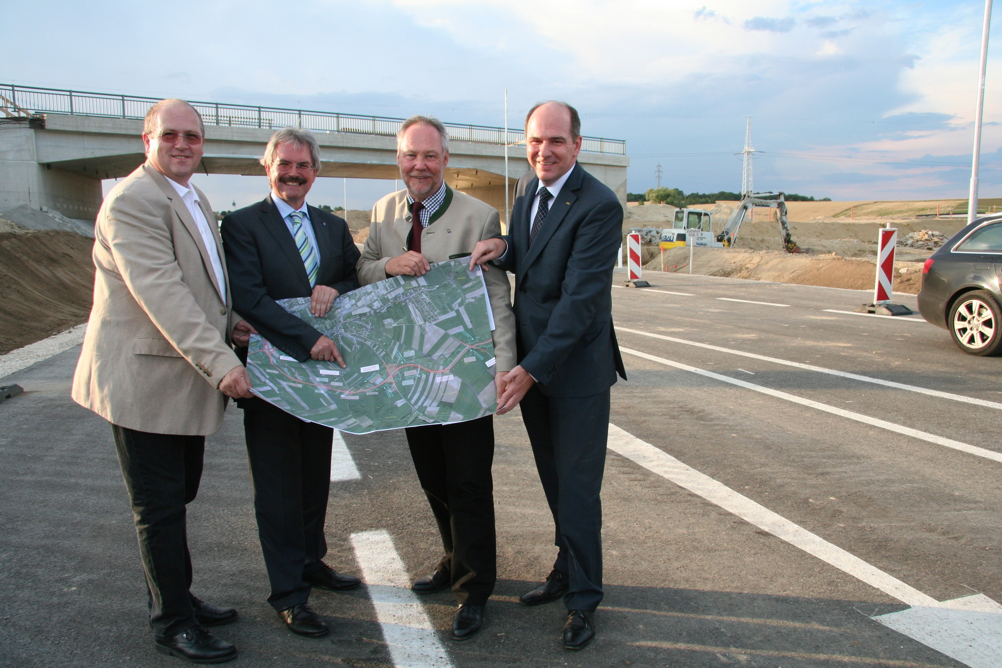 Baufortschritt der Umfahrung Mistelbach Mistelbach