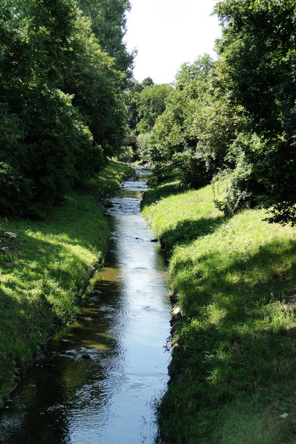 Blick vom  Brauereisteg gegen Westen