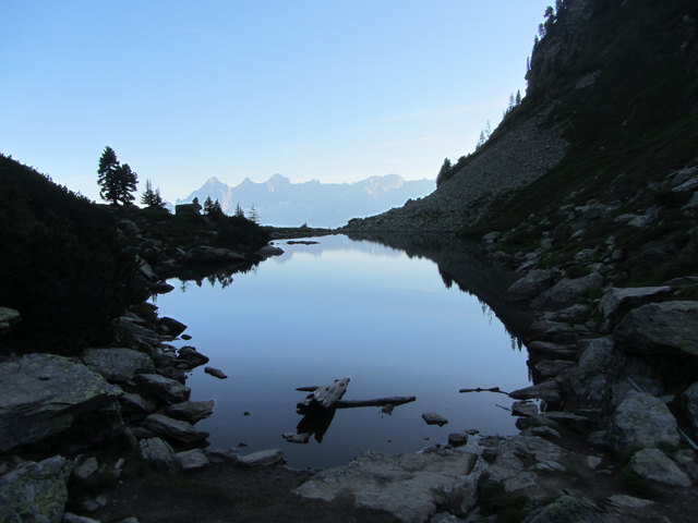 Ein beliebtes Fotomotiv: Der berühmte Spiegelsee auf der Reiteralm.