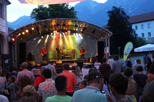 Die Kultband "Kreisky"  spielten in Hall groß auf.