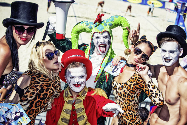 Bacardi Beach Circus Thema Auf Meinbezirk At bacardi beach circus thema auf