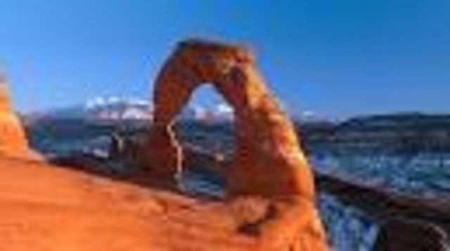 natürliche Steinbögen im Arches National Park in Utah