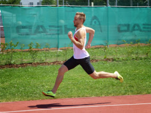Jakob Mandlbauer gewann Bronze über 100 m. | Foto: Foto: Mandlbauer