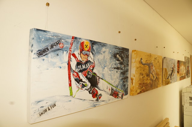 Ausstellung "Die Kraft der Bewegung" im Seekirchner Stadtamt - zu sehen noch bis Ende August.