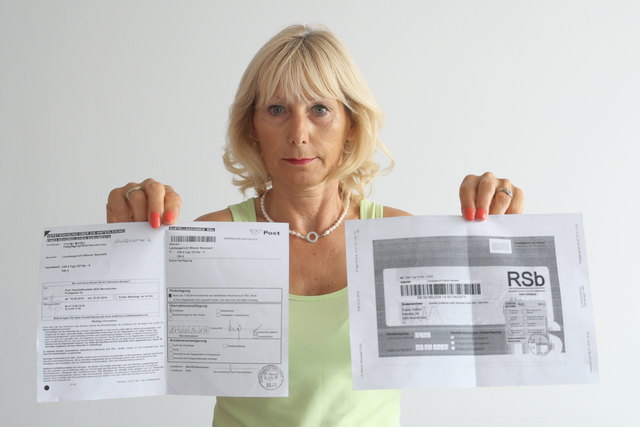 Christa Wallner war verreist. Dennoch behob jemand für sie Post vom Gericht.