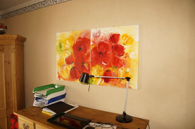 Bunte Blumen von Sigrid Birgmann