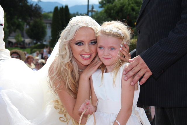 Auch Cathy Schmitz´s Tochter Leonie war in Velden mit dabei. | Foto: Astrid Kompan