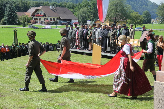 Bundesheer Angelobung am Russenfriedhof in Grödig