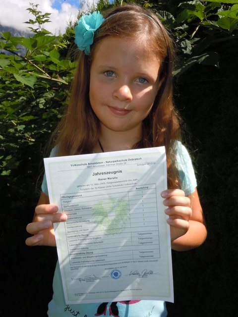 Mariella Rainer 3.Klasse Naturparkschule Arnoldstein