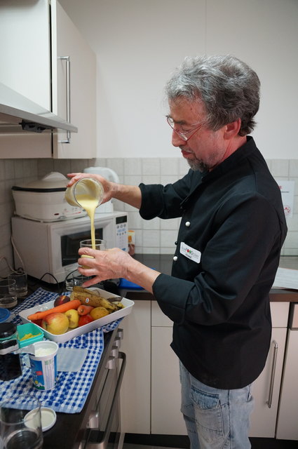 Frisches Obst und Gemüse: Die Grundrezepte von Franz Metzler können (und sollen) beliebig variiert werden. | Foto: Agnes Czingulszki