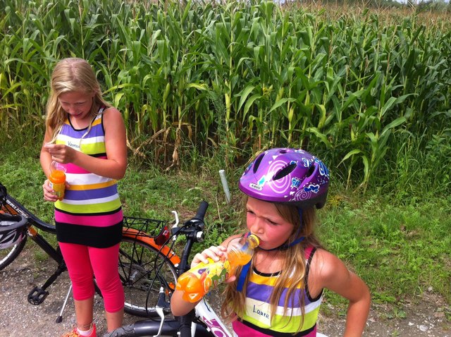 Zwischenstopp für eine kleine Erfrischung.