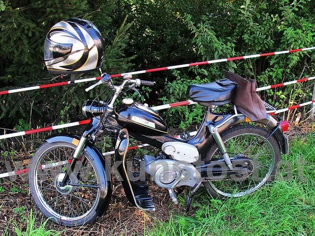Ahnenforschung am Rande des Geschehens: Der „Opa“ des Maxi, eine klassische „Stangl-Puch“