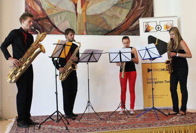 Julia Jessenitschnig, Stephan Lerchbaumer, Lukas Breitenlacher und Magdalena Pozzi