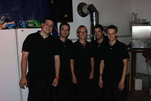 Diese Mannschaft versorgte die Gäste den ganzen Abend mit leckeren Cocktails.