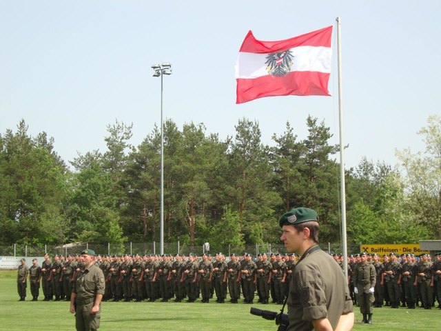 Die Angelobung, die im Mai in Weppersdorf stattgefunden hat, war die letzte im Burgenland außerhalb einer Kaserne. | Foto: Eva Plank