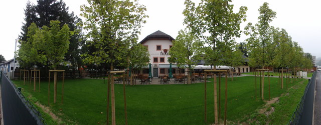 Beim FUXN in der Vogelweiderstraße 28, hier wurde ein altes Bauernhaus als Gasthaus reaktiviert.