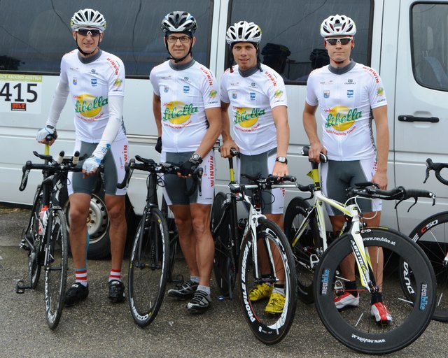 Team Barista vor dem Start