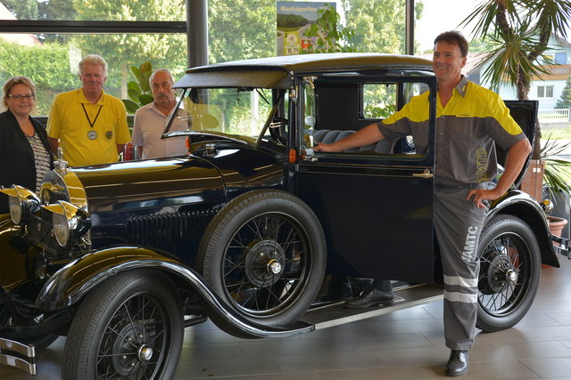 Am 7. September findet die Jubiläums-Oldtimer-Tour durch den Bezirk Braunau statt. Auch der Ford A, Baujahr 1928 wird bei der Tour dabei sein.