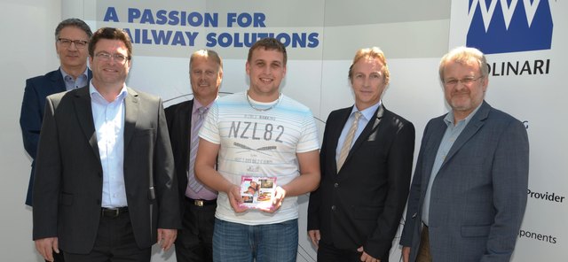 Geschäftsführer Güven Ömer, Kurt Reinwald, Prokurist Egon Neuner (Geschäftsstellenleiter Sparkasse in Jenbach) Ing. Peter Sponring, Richard Schaufler (Gebietsleiter s Versicherung) Geschäftsführer DI Josef Kometer (von links) | Foto: Sparkasse