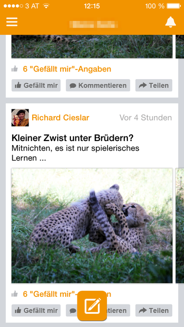 In der Regionauten-App können Sie sich auch unterwegs über alles aus Ihrer Umgebung informieren (iOS).