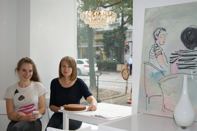 Die Rothaug-Mädels in ihrem Allergiker Café auf der Wiedner Hauptstraße.