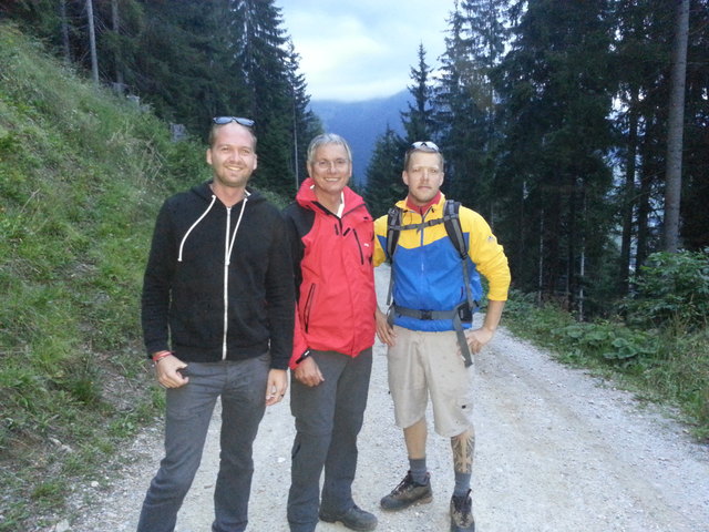 Stefan Nußbaummüller, BM Alois Stöger und Florian Hofbauer bei einer Alpbach-Bergwanderung | Foto: Privat