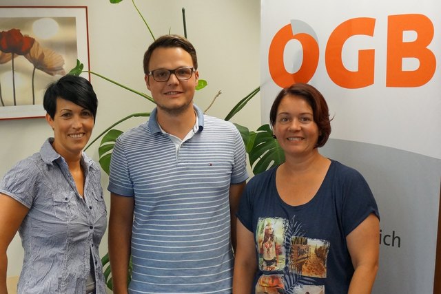 Neues ÖGB-Trio (von links): Michaela Traxler, Klaus Pachner und Isabella Preslmayr. | Foto: ÖGB