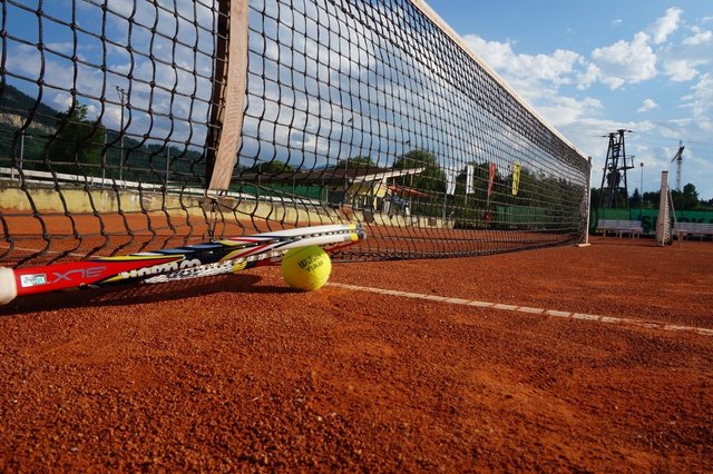 der Tennisplatz in Bad Häring