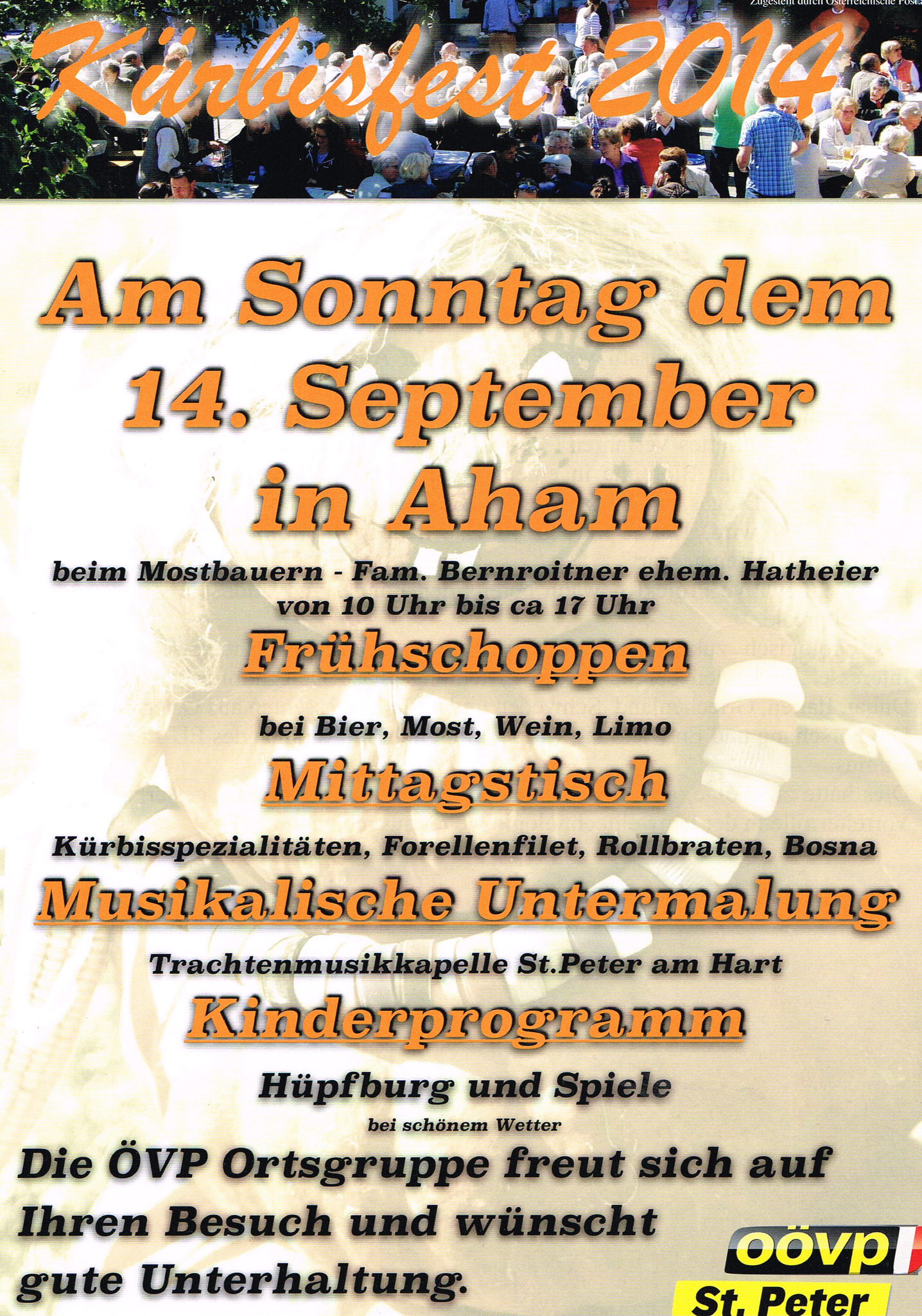 Kürbisfest und Tag der offenen Tür in Aham - Braunau