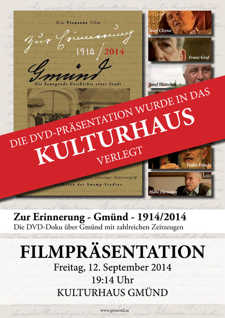 Die DVD wird am 12. September im Kulturhaus Gmünd präsentiert. | Foto: Foto: privat