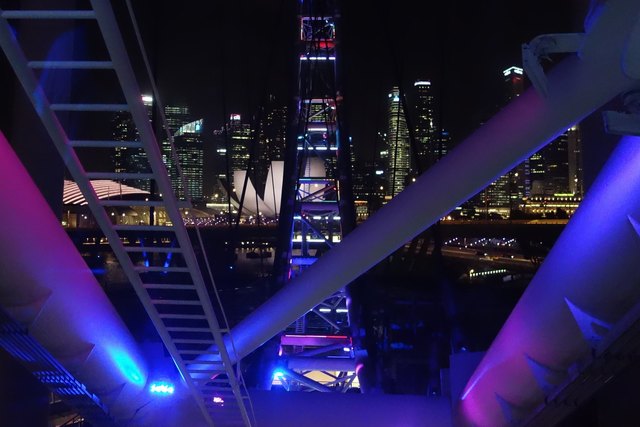 vom Riesenrad Singapore Eye