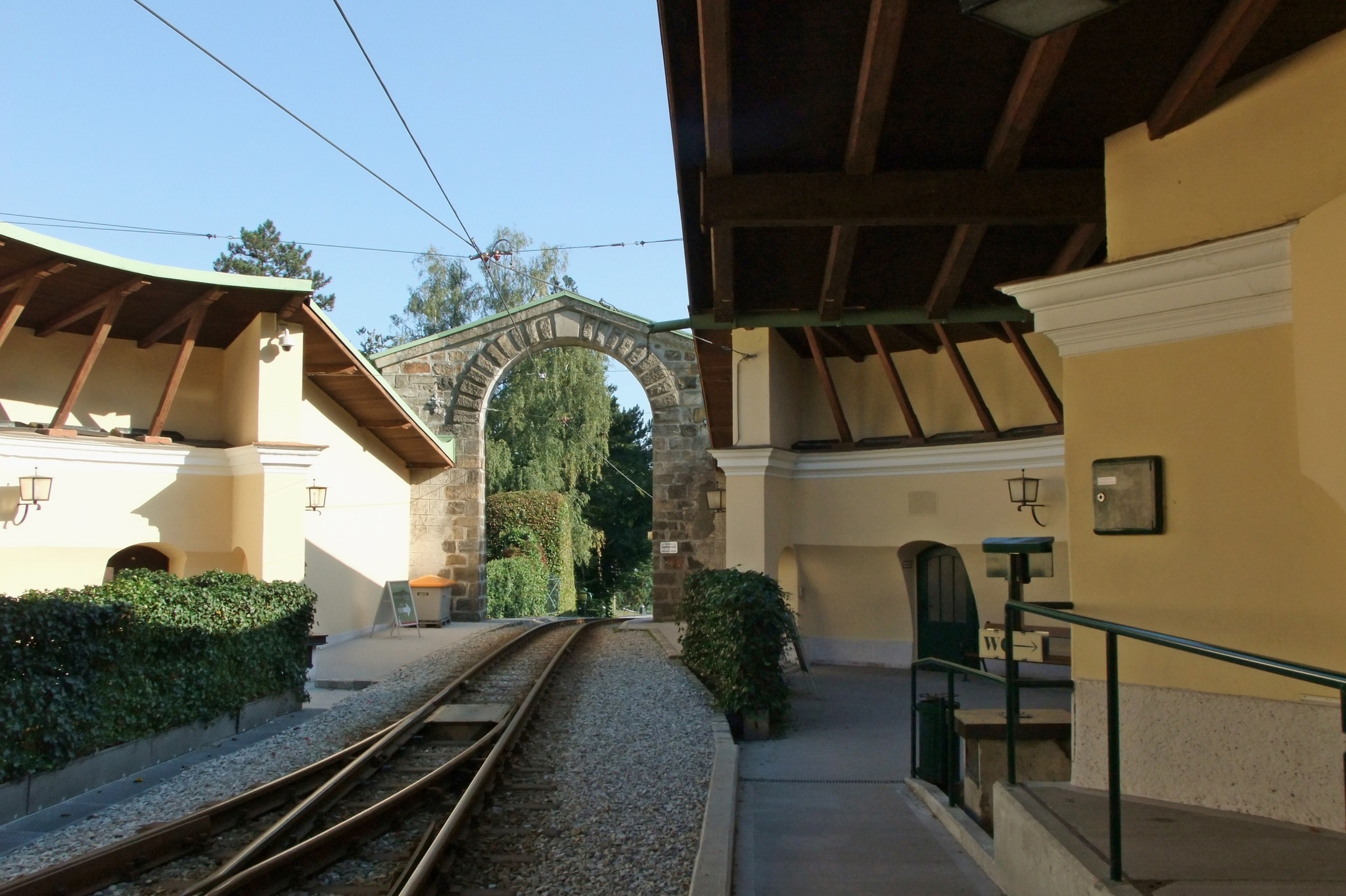 Bergstation der Pöstlingbergbahn - Linz