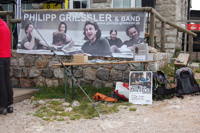 Fischerhütte, Schneeberg: Philipp Griessler und Band