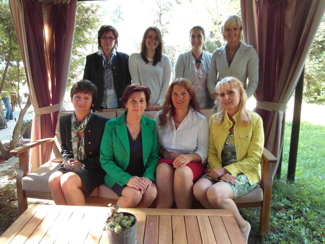 Das Sextett mit Astrid Holler und Maria Mikulik.