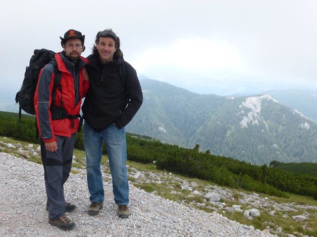 Organisator Christian Wagner und Philipp Griessler freuten sich über ein gelungenes Konzert am Schneeberg. | Foto: Evi Stängl