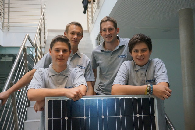 Stefan Koll, Benedikt Birngruber, Klaus Führlinger und Marvin Burgstaller (v. l.).
