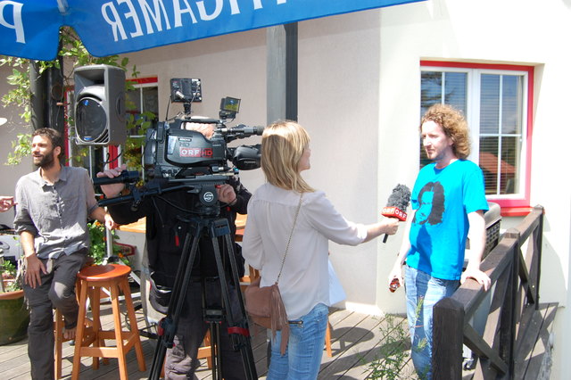 Heuer zeigte sich auch das Fernsehen interessiert an "Dialekt schmeckt am Berg".